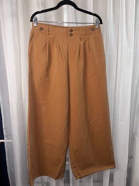 Sienna Sky Wide-Leg Pants in Camel/Tan